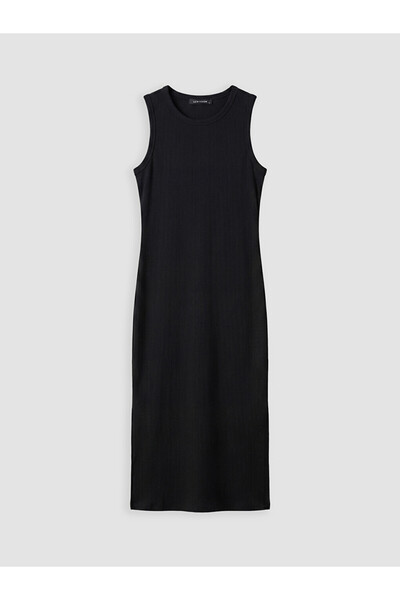 LC Waikiki Esvab • Modern & Distinctive Zero Roba Collar Ribbed Bodycon Dress