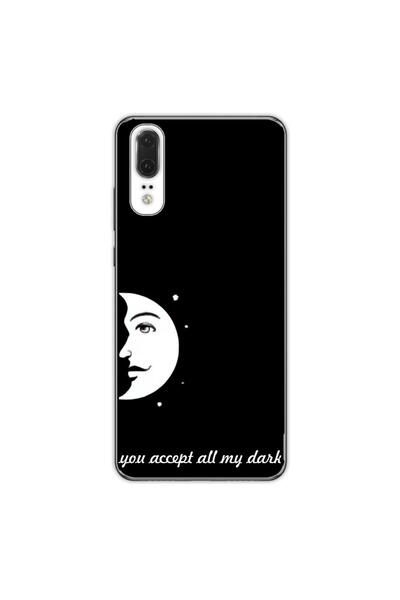 OEM Husa compatibila cu Huawei P20 Silicon Gel Tpu Model Cupluri Model Luna