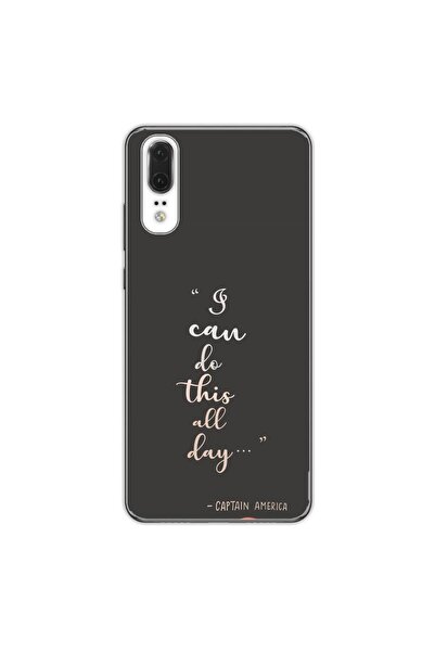 OEM Husa compatibila cu Huawei P20 Silicon Gel Tpu Model Mesaj I Can Do This ...