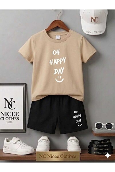 NC Nicee Clothes ΚΑΛΟΚΑΙΡΙΝΟ ΠΑΙΔΙΚΟ ΜΠΛΟΥΖΑΚΙ ΚΑΙ ΣΟΡΤΣ UNISEX (ΕΚΤΥΠΩΣΗ OH ...