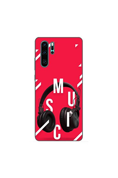 OEM Husa compatibila cu Huawei P30 Pro Silicon Gel Tpu Model Music Headphones