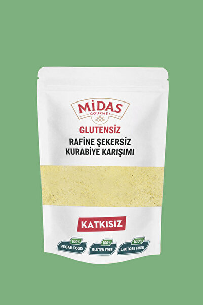 Midas Gourmet Glutensiz Rafine Şekersiz Kurabiye Karışımı 250 gr – Sağlıklı A...