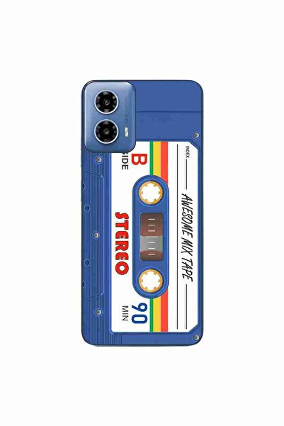OEM Husa compatibila cu Motorola Moto G34 Silicon Gel Tpu Model Caseta Vintag...