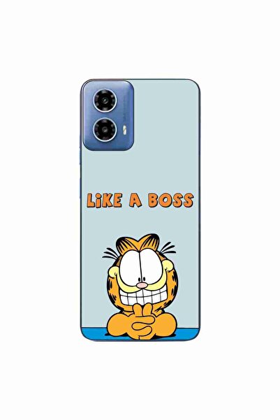 OEM Husa compatibila cu Motorola Moto G34 Silicon Gel Tpu Model Garfield Like...