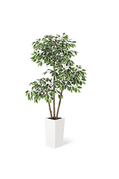 Garvee Artificial Trees Edged Banyan Tree 150CM-Realistic Faux Banyan Plant w...