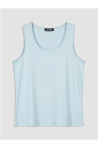 LC Waikiki New Season Blue Crew Neck Women's Athlete