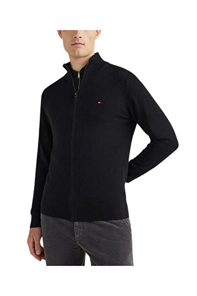 Tommy Hilfiger Ανδρική Ζακέτα Μαύρη MW0MW28050-BDS