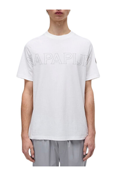 Napapijri Ανδρικό Ambra T-shirt Λευκό NP0A4IEG-2061