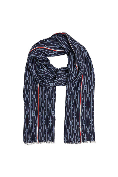 Tommy Hilfiger Γυναικείο Φουλάρι Navy Μπλε AW0AW17490-DW6