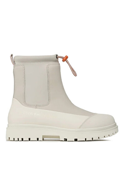 Calvin Klein Γυναικεία Chunky Chelsea Μποτάκια Μπεζ YW0YW01065-ACF