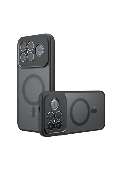 UnDePlus Xiaomi Poco F8 Ultra Kılıf M-Safe Şarj Özellikli Kamera Koruma Çerçe...