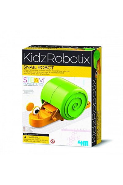 4M Robot Melc, Robot Melcă, Kidz Robotix, jucărie STEAM de construit
