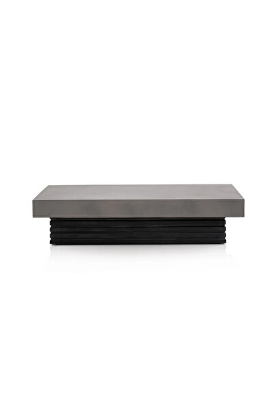 Midas Furniture FIBER GLASS AND FIBER CONCRETE CENTER TABLE 140X75X32 CM GREY