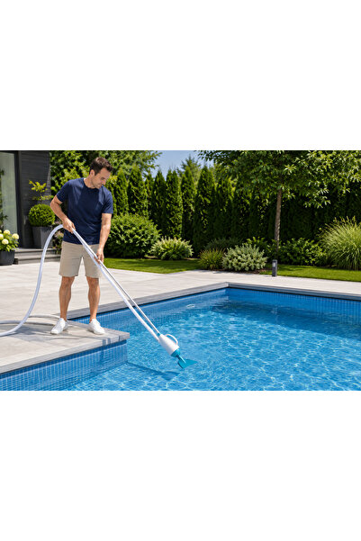 ideal STORE Set de curatare piscine manual PoolClean idealSTORE, Debit pompa ...