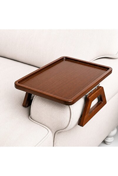 Kdhome Servino Wooden Sofa Support Serving Tray, Remote Control, Foldable, 25...