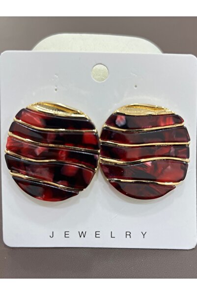 LUMI TAKI-SAAT Colorful Pearlescent Gold Hoop Earrings