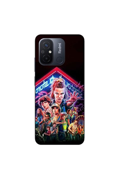 OEM Case compatible with Xiaomi Redmi 12C Silicone Gel Tpu Pattern Stranger T...
