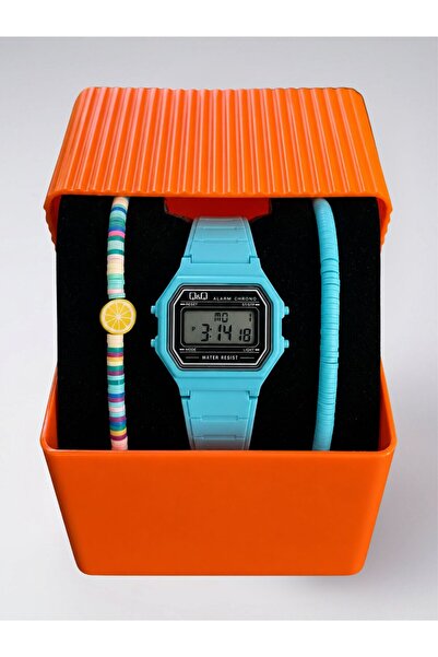 Q&Q By Citizen Digital Children's Watch with Bracelet - Water-Resistant M173J...