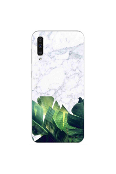 Other Samsung A70 Marble Laves Transparent Silicone TPU Θήκη