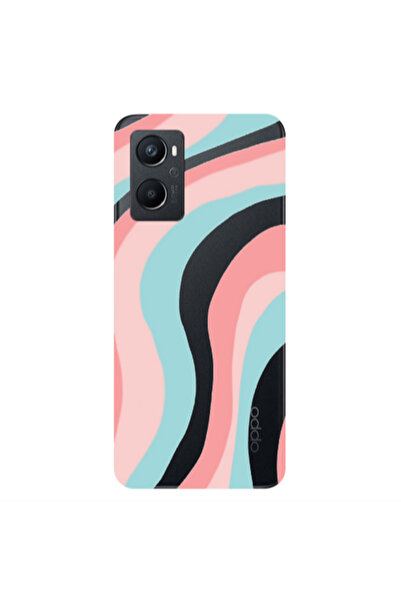 Other Oppo A 96 Colored lines Transparent Silicone TPU Θήκη