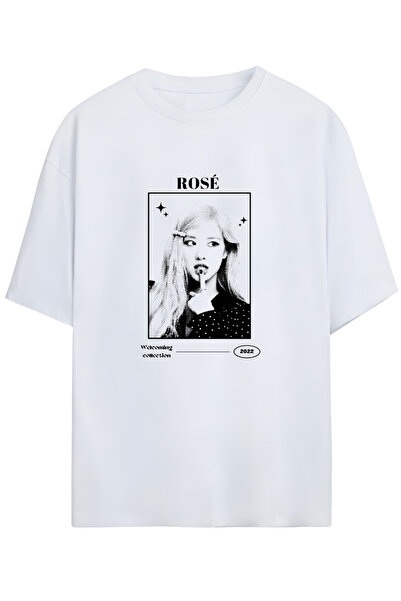Grafftee Clothing Blackpink Rosé Printed Unisex Cotton Crop |   Premium Fabri...