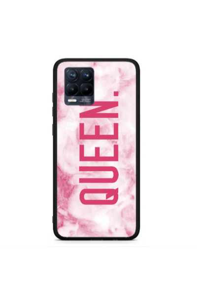 Other Realme 8 Marble Queen Black Glossy Θήκη