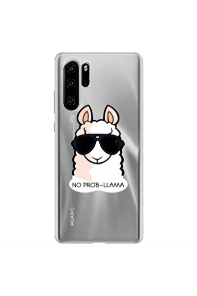 Other Huawei P30 Pro No prob-lama Transparent Silicone TPU Θήκη
