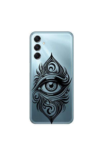Other Samsung M34 Eye patterned drawing Transparent Silicone TPU Θήκη