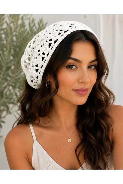 Moonys Design Bandana din dantelă boemă Moony's – Bandă de păr de vară pentru...