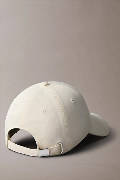 Calvin Klein Cotton Twill Collegi Erkek Baseball Şapka Beyaz