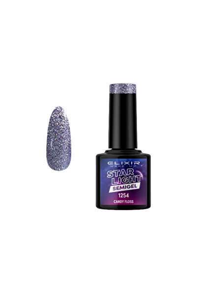 Elixir STAR LIGHT SEMI GEL (ΗΜΙΜΟΝΙΜΟ ΒΕΡΝΙΚΙ) -1254 (CANDY FLOSS) 8ML
