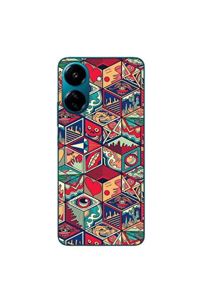 OEM Θήκη συμβατή με Xiaomi Redmi 13C 4G Σιλικόνης Gel TPU με σχέδιο Pop Art Γ...