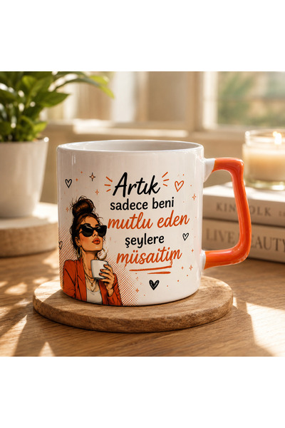 DKY Now I'M Only Available for Things That Make Me Happy Printed Mug - Motiva...