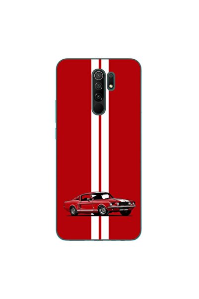 OEM Husa compatibila cu Xiaomi Redmi 9 Silicon Gel Tpu Model Red Mustang