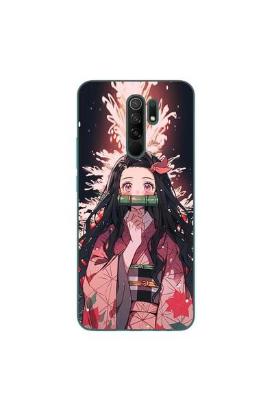 OEM Husa compatibila cu Xiaomi Redmi 9 Silicon Gel Tpu Model Demon Slayer Nezuko