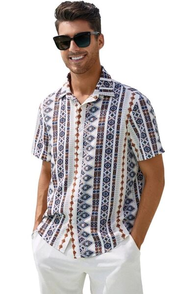 DHRUVI TRENDZ Men's Casual Rayon Regular Fit Shirt