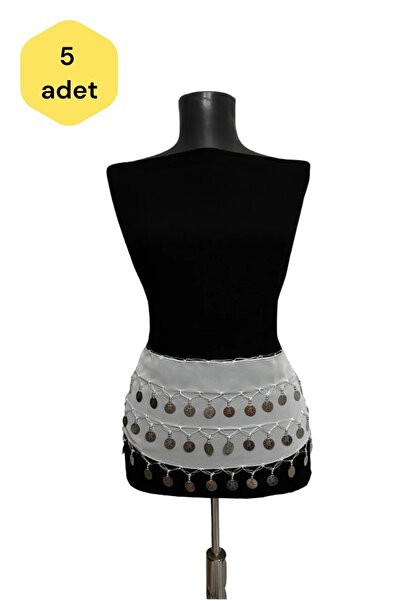 PAPATAY 3810 Women's Şakira Belt – Tasseled Beaded Oriental Belt Dancer's Bel...