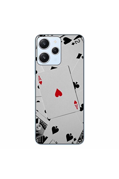 OEM Husa compatibila cu Xiaomi Redmi 12 4G Silicon Gel Tpu Model Carti Poker
