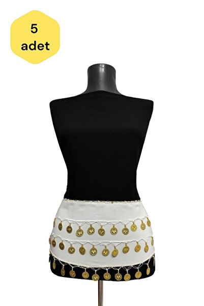 PAPATAY 3810 Women's Şakira Belt – Tasseled Beaded Oriental Belt Dancer's Bel...