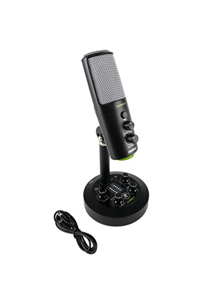 Mackie CHROMIUM Premium USB Condenser Microphone with Built-in 2-Channel Mixer
