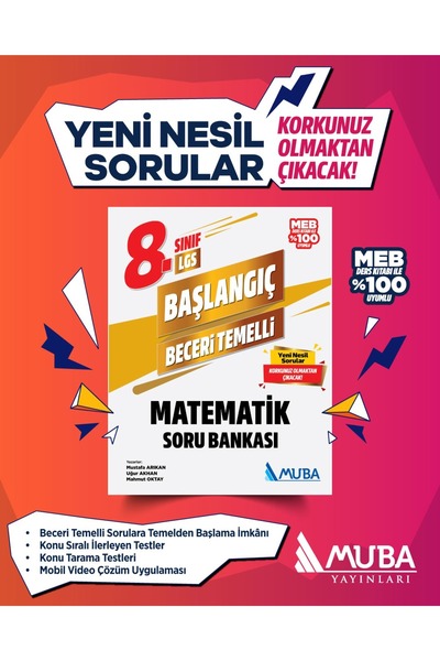 Muba Yayınları 8.SINIF LGS SETİ 2026/27