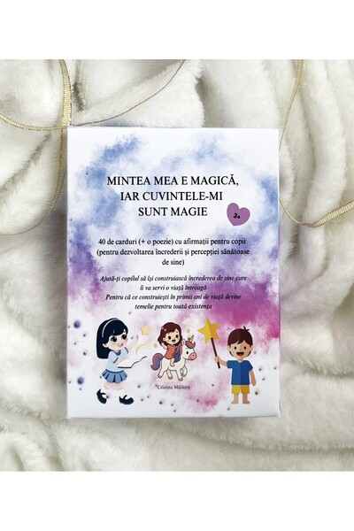 CM „Mintea mea e magică, iar cuvintele-mi sunt magie” - 40 de carduri (+ o po...