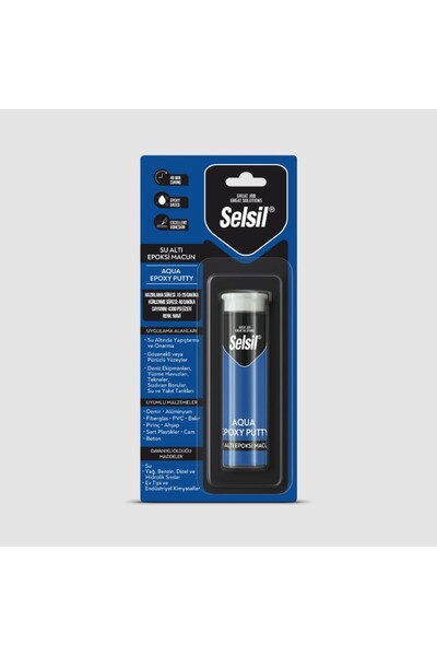 Selsil SU BAZLI EPOKSİ MACUN SUYA DAYANIKLI MACUN 57 G
