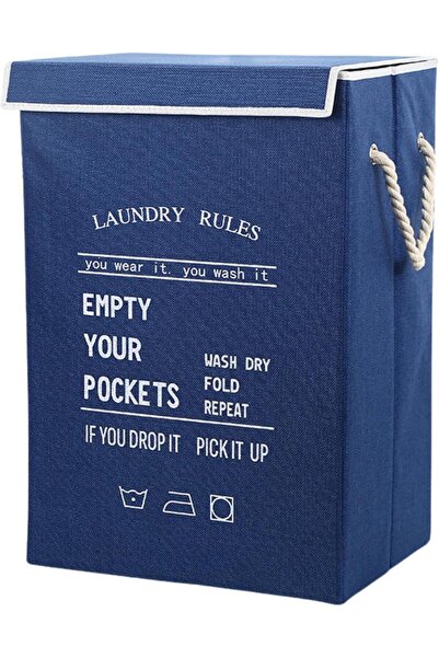 ARABIQO 85L Laundry Basket with Lid – Large Foldable Multicolor Laundry Hampe...