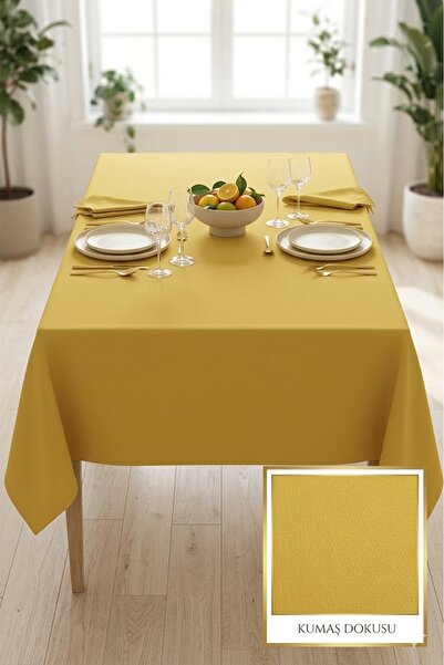 Rona Home Liquid-Proof Stain-Resistant Tablecloth Quality Fabric Decorative K...