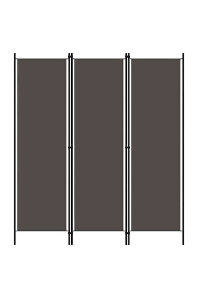 vidaxl Paravan cu 3 panouri, din material textil, 150 x 180 cm, Antracit