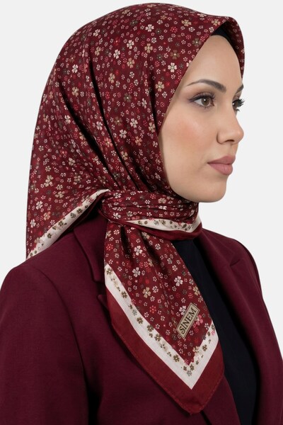 hadiora Women's Red Floral Patterned Stitched Writing Pad