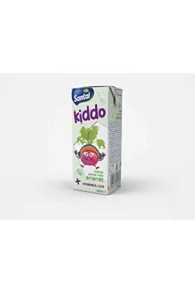 SANTALE Suc cu aromă de mango, sfeclă roșie și ananas Santal Kiddo, 0,2 L