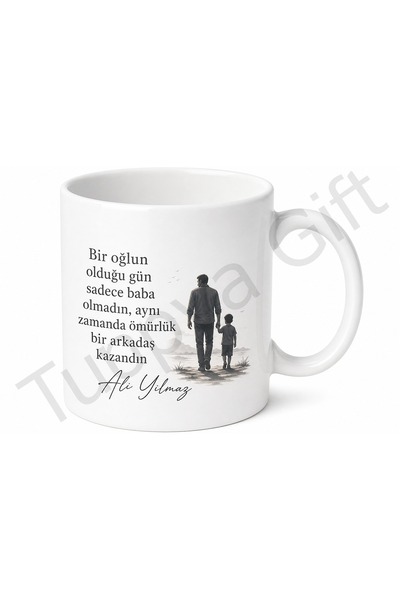 Tupya Gift كوب مكتوب عليه 'أفضل صديق للابن' هدية عيد الأب