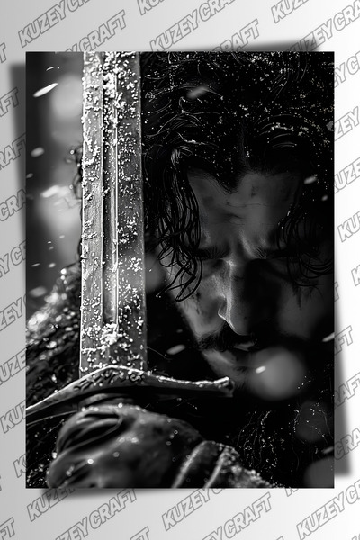 Kuzey Craft Game of Trones John Snow Metal Poster Duvar Tablosu Özel Tasarım ...